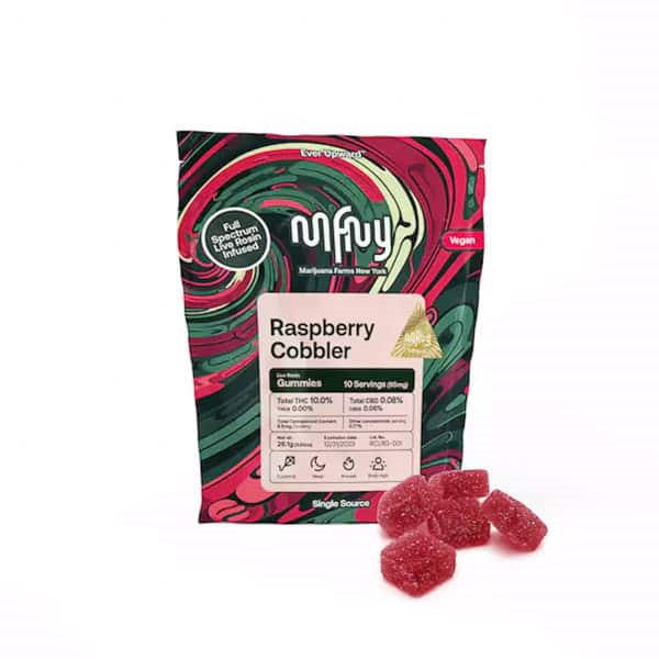 Featured image for “Gummies | mfny | Live Rosin | Raspberry Cobbler”