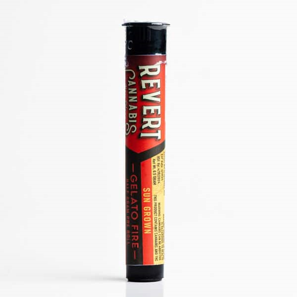 Featured image for “Pre-Roll | Sativa | GELATO-FIRE | .5G | REVERT”